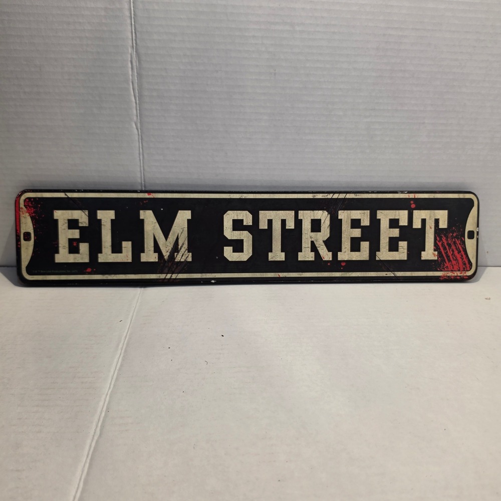 Nightmare on Elm Street Horror Movie Sign Open Road Brands Wall Decor 20x4